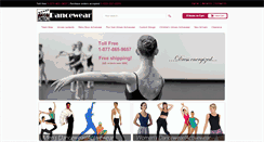 Desktop Screenshot of e-dancewear.com